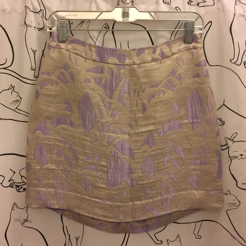 Kate Spade Palm Springs Metallic Mini Skirt 🌴